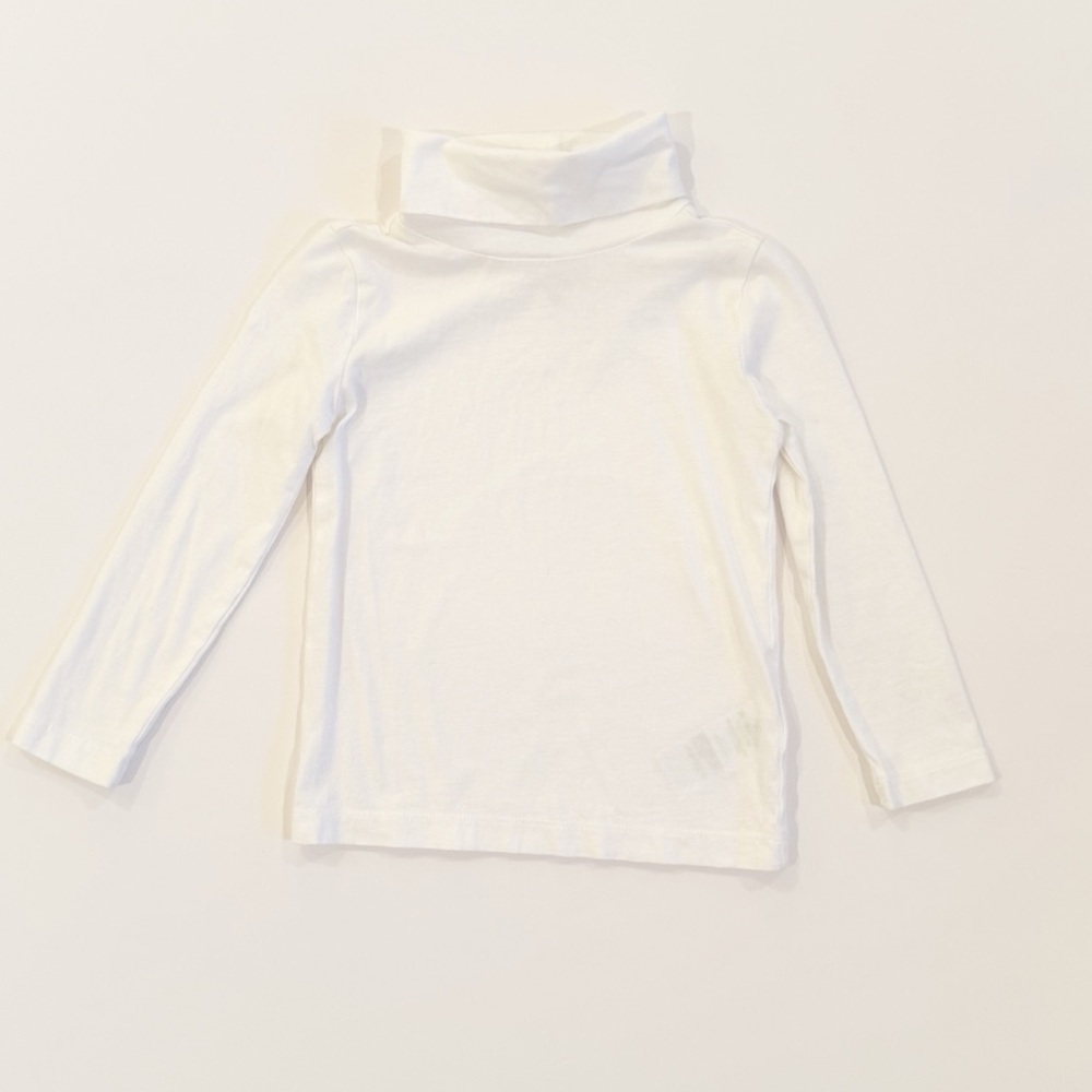 Crewcuts 3T White Turtleneck